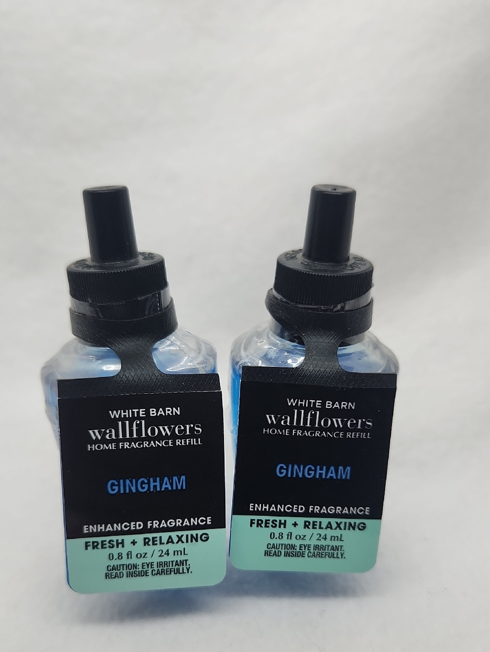 White Barn BBW Gingham Wallflowers Refill Set of 2